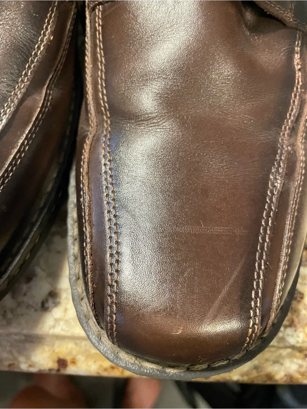Dockers Men's Dark Brown Leather